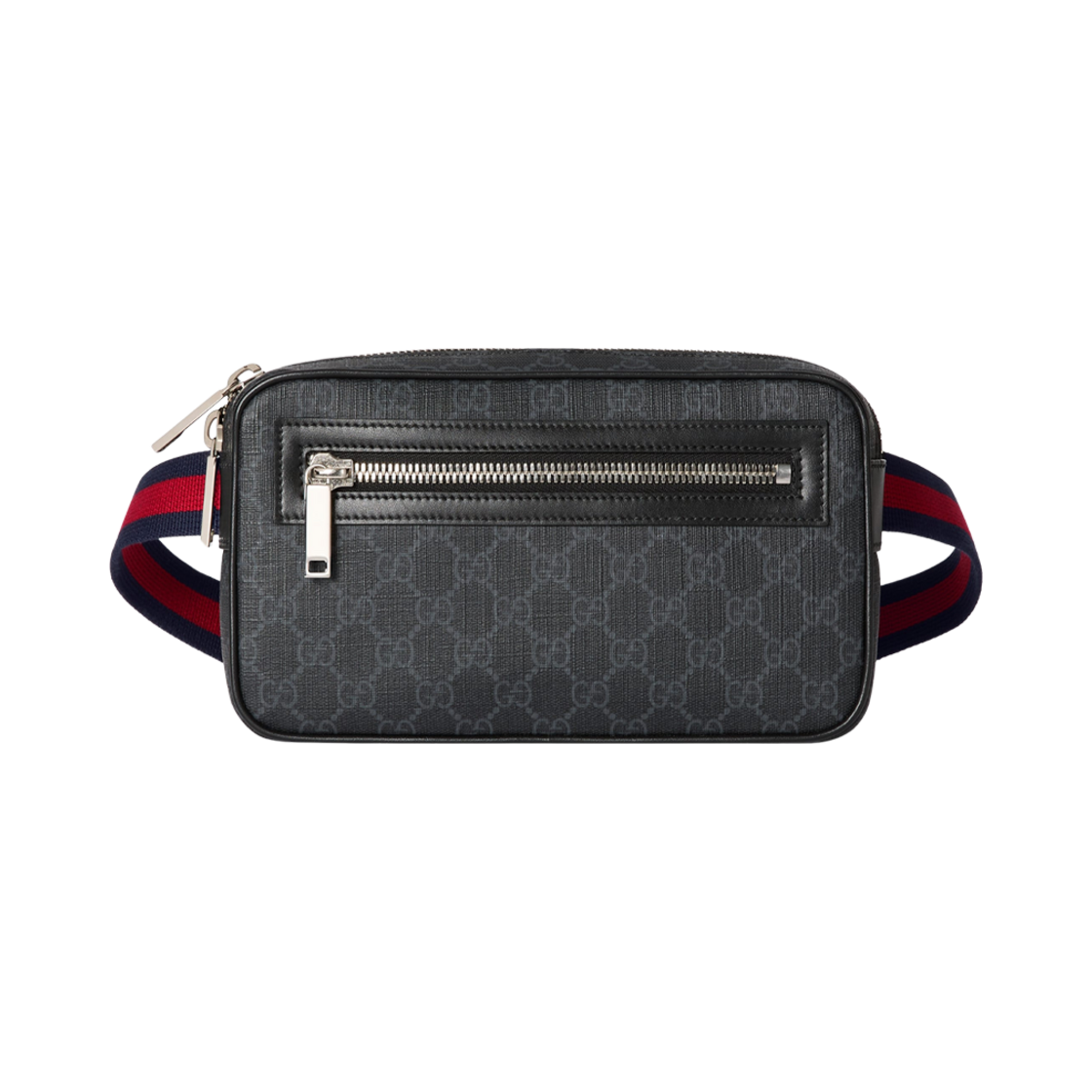 792094-FADJM-1043 Gucci GG Belt Bag with Zip Pocket Black