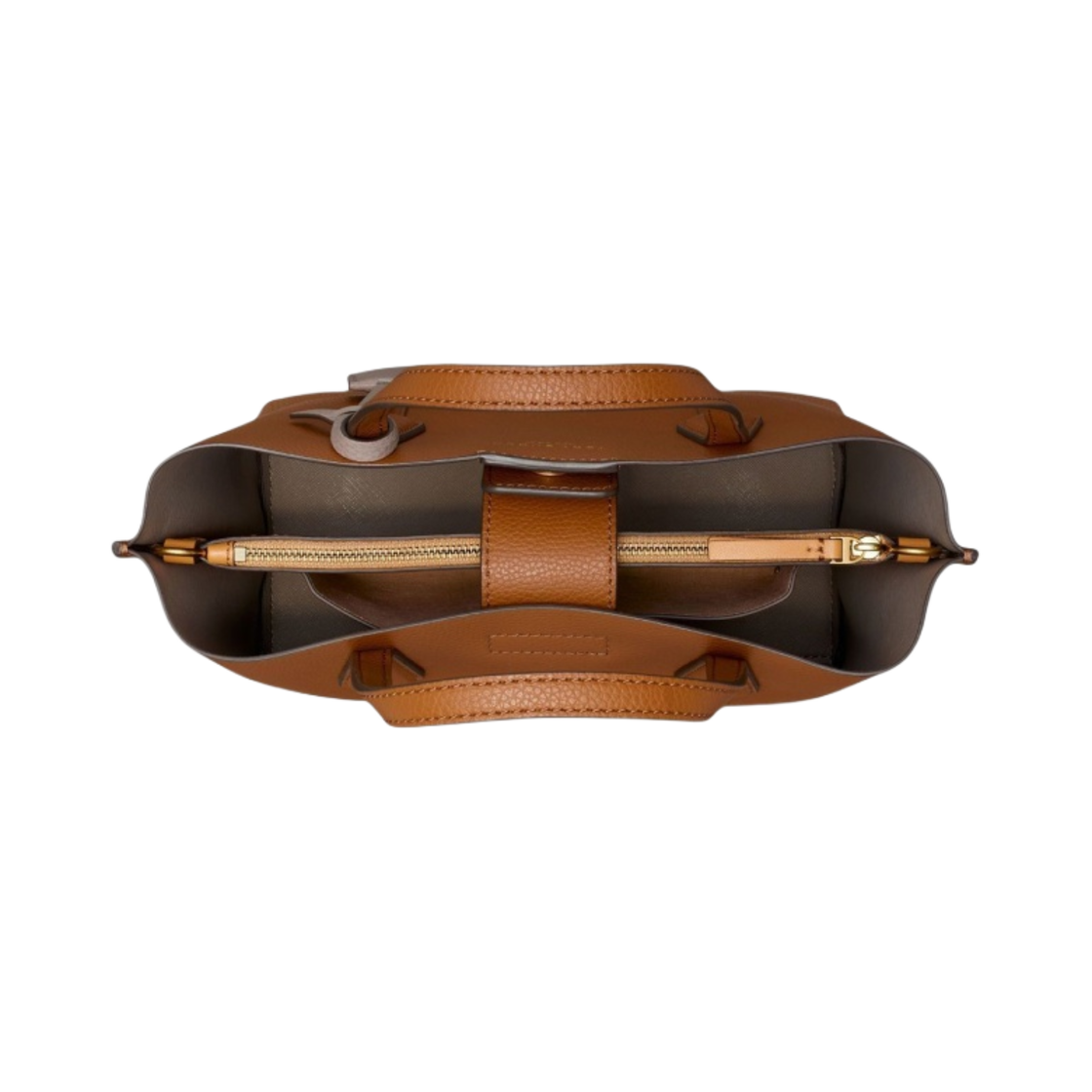 토리버치 페리 트리플 컴파트먼트 스몰 토트백 라이트 엄버(Tory Burch Perry Triple Compartment Small Tote Bag Light Umber) - 3
