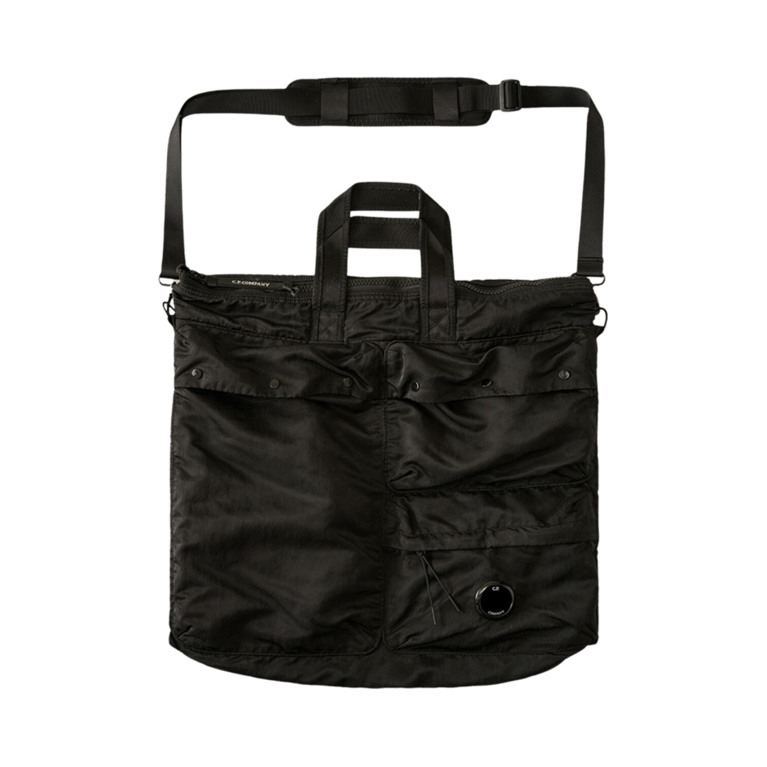 C.P. 컴퍼니 나일론 B 토트백 블랙 - 24FW(C.P. Company Nylon B Tote Bag Black - 24FW)
