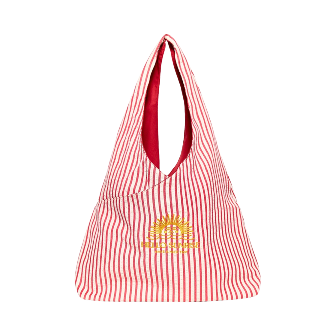 HS42BG001RD Hello Sunrise 3Way Bikini Bag Red Stripe