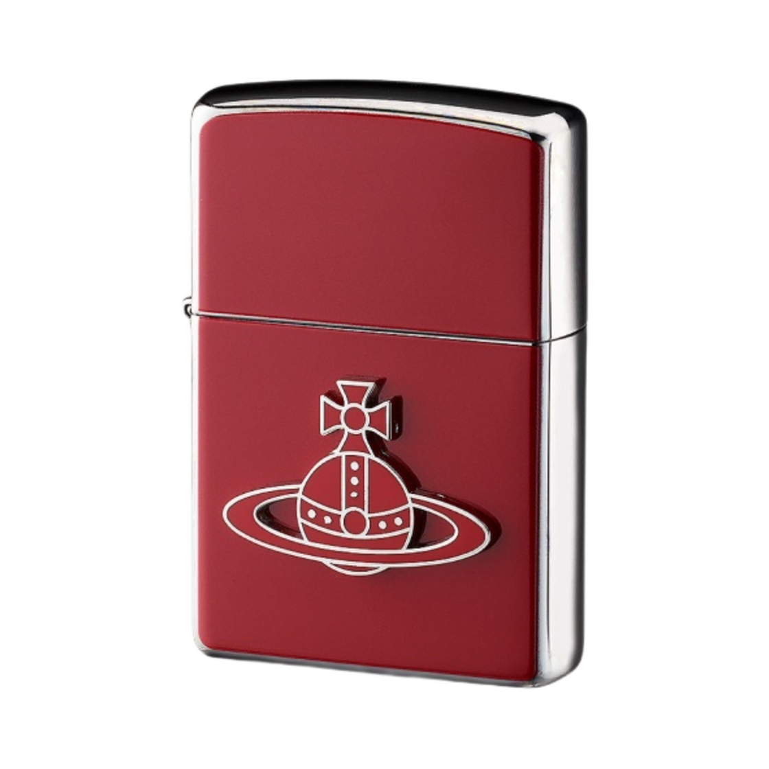 505253222/12180024 Vivienne Westwood Enamel Orb Zippo Lighter Red