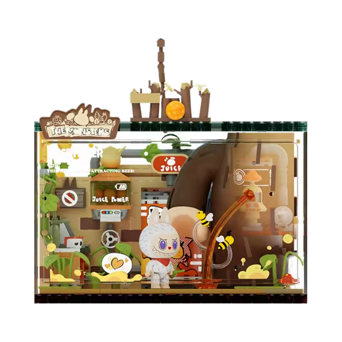 팝마트 라부부 더 몬스터즈 마을 숲속 비밀 기지 시리즈 블록 주스 공장(Pop Mart Labubu The Monsters Forest Secret Base Series Block Juice Maker) - 2