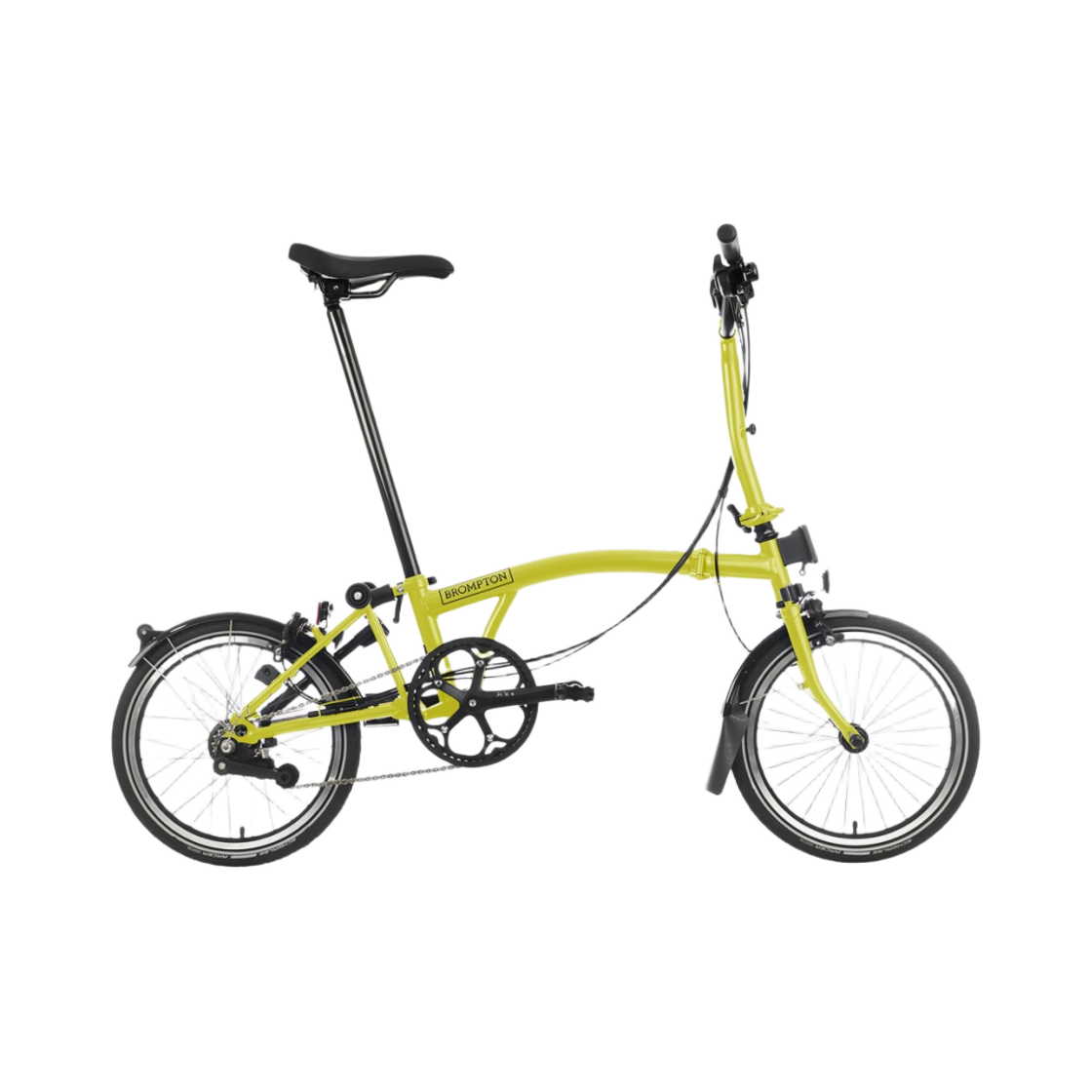 브롬톤 C 라인 어반 2 스피드 유주 라임(Brompton C Line Urban 2 Speed Yuzu Lime)