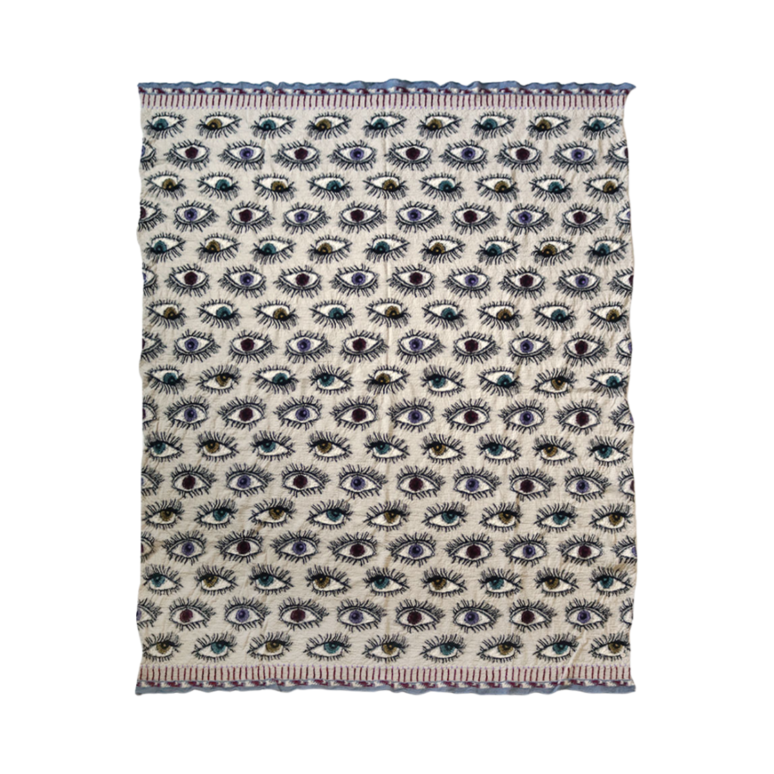 K2410XG540 Kapital Felted Wool Speakeasy Blanket Colorful Kinari