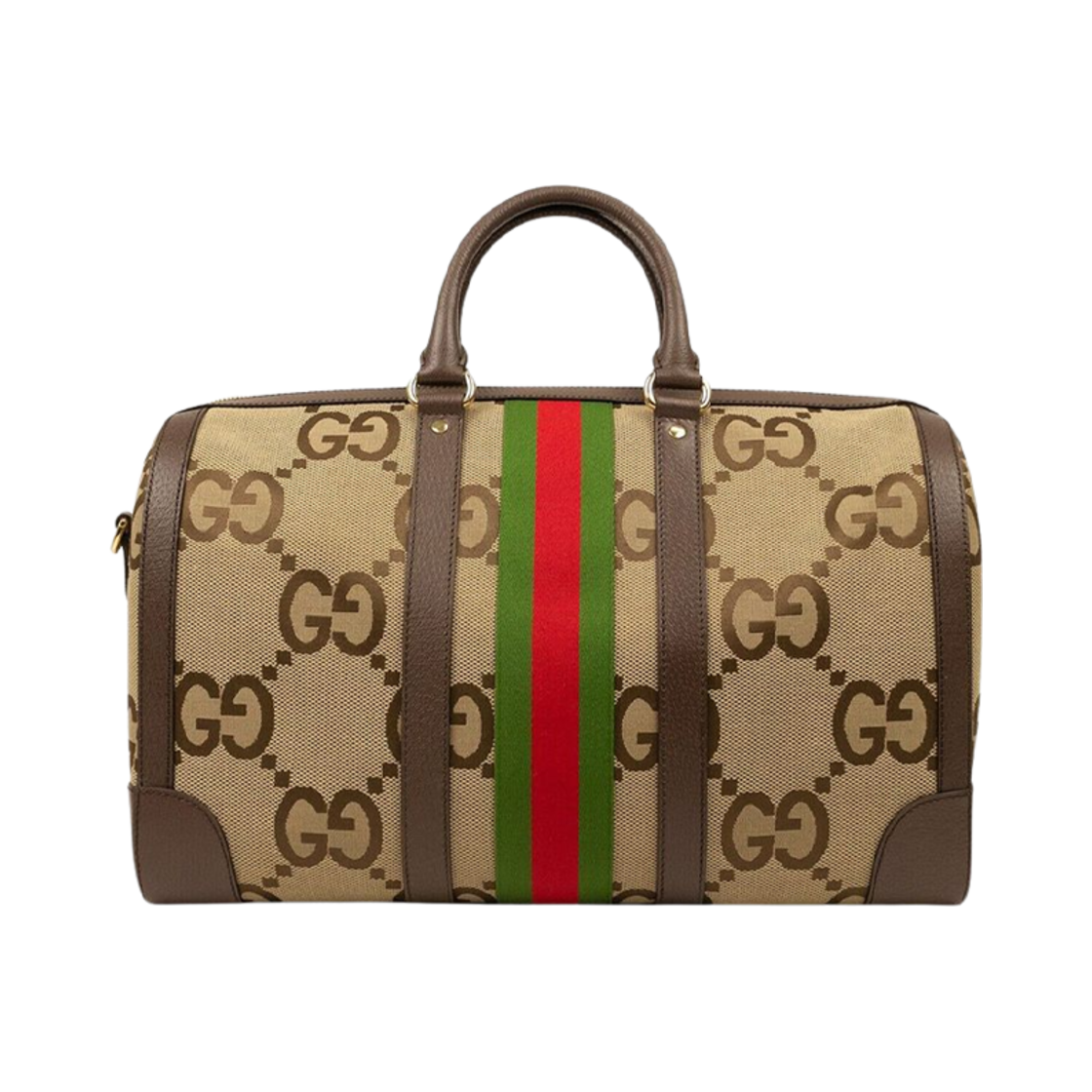 구찌 점보 GG 더플백 카멜 에보니(Gucci Jumbo GG Duffle Bag Camel Ebony) - 2