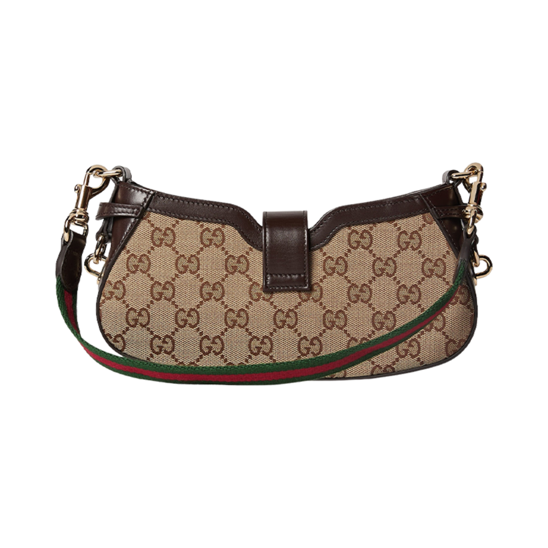 786015-FADAC-9762 Gucci Moon Side Mini Shoulder Bag Beige Ebony Canvas - #3