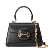 Gucci Horsebit 1955 Top Handle Bag Black