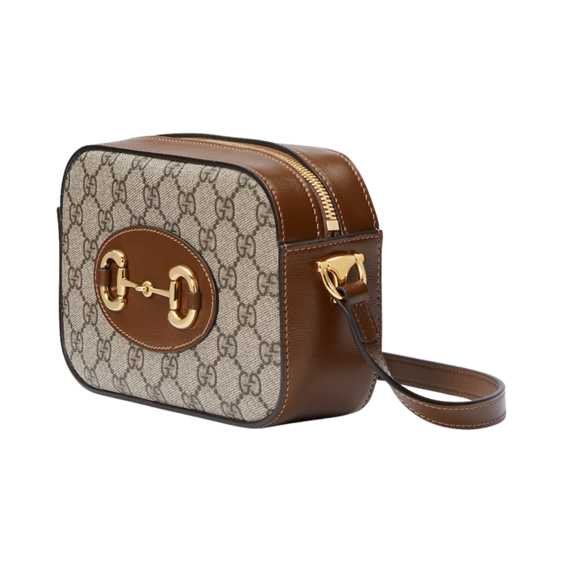 구찌 홀스빗 1955 스몰 숄더백 베이지 에보니 슈프림(Gucci Horsebit 1955 Small Shoulder Bag Beige Ebony Supreme) - 2