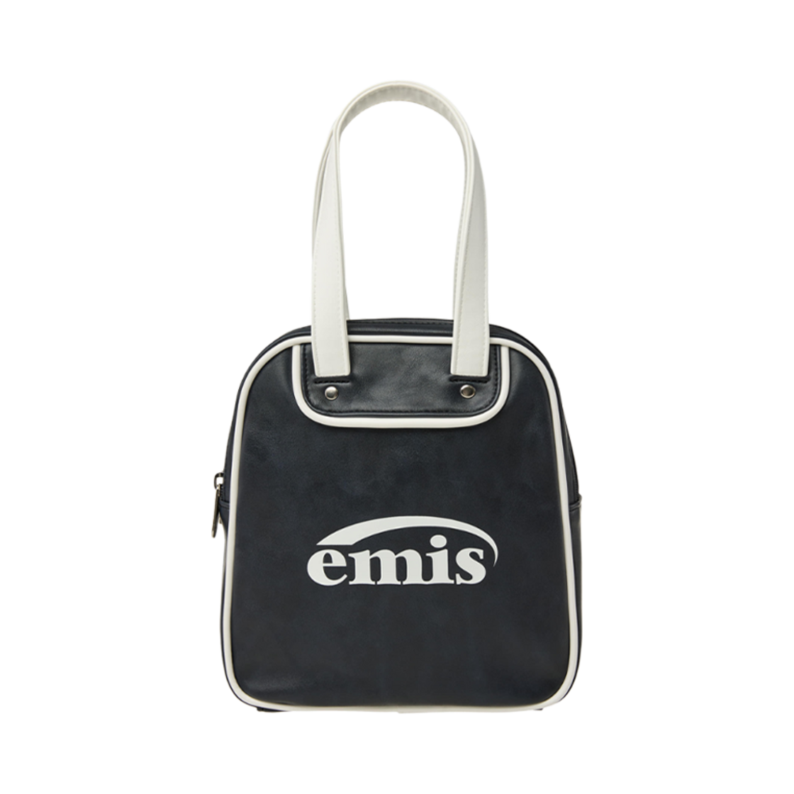 이미스 빈티지 스퀘어 볼링백 블랙(Emis Vintage Square Bowling Bag Black) - 1