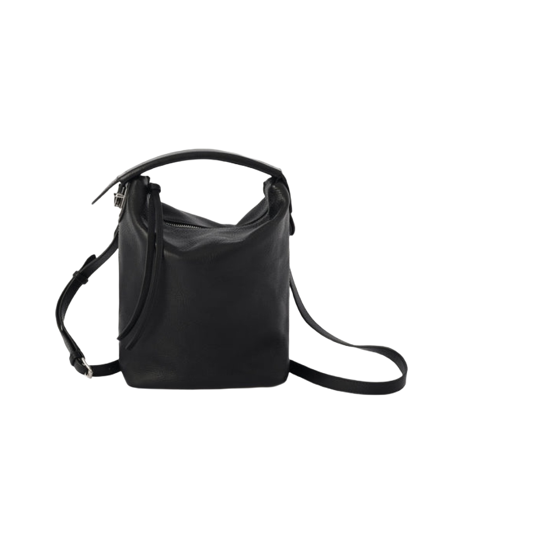 르메르 베지탈 탠 레더 케이스 백 블랙(Lemaire Vegetal Tanned Leather Case Bag Black) - 1