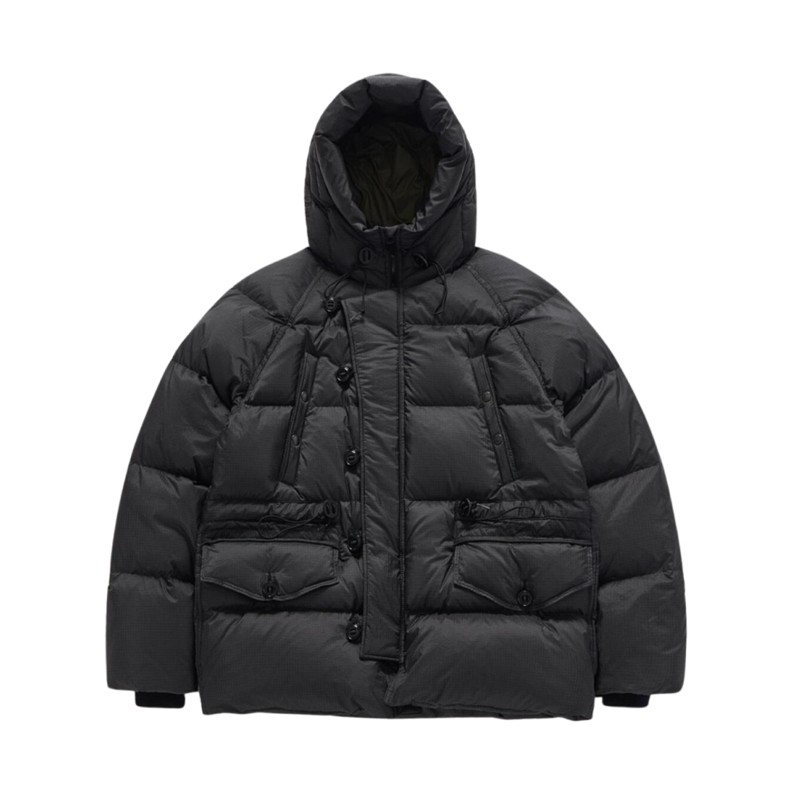이스트로그 윈드스톰 다운 파카 블랙 립스탑(Eastlogue Windstorm Down Parka Black Ripstop)