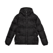 Gucci Jumbo GG Canvas Down Jacket Black