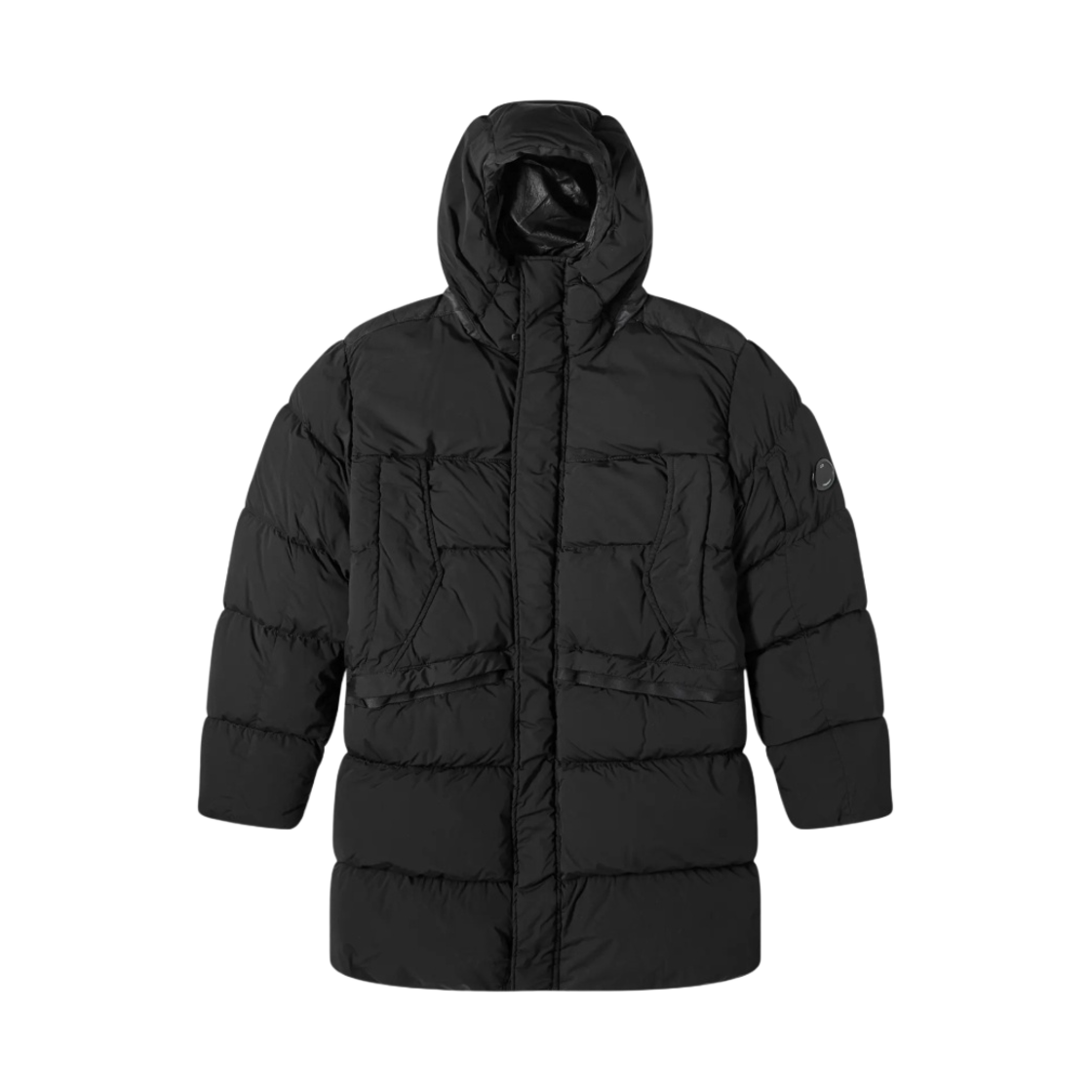 C.P. Company Nycra-R Hooded Down Parka Black - 23FW