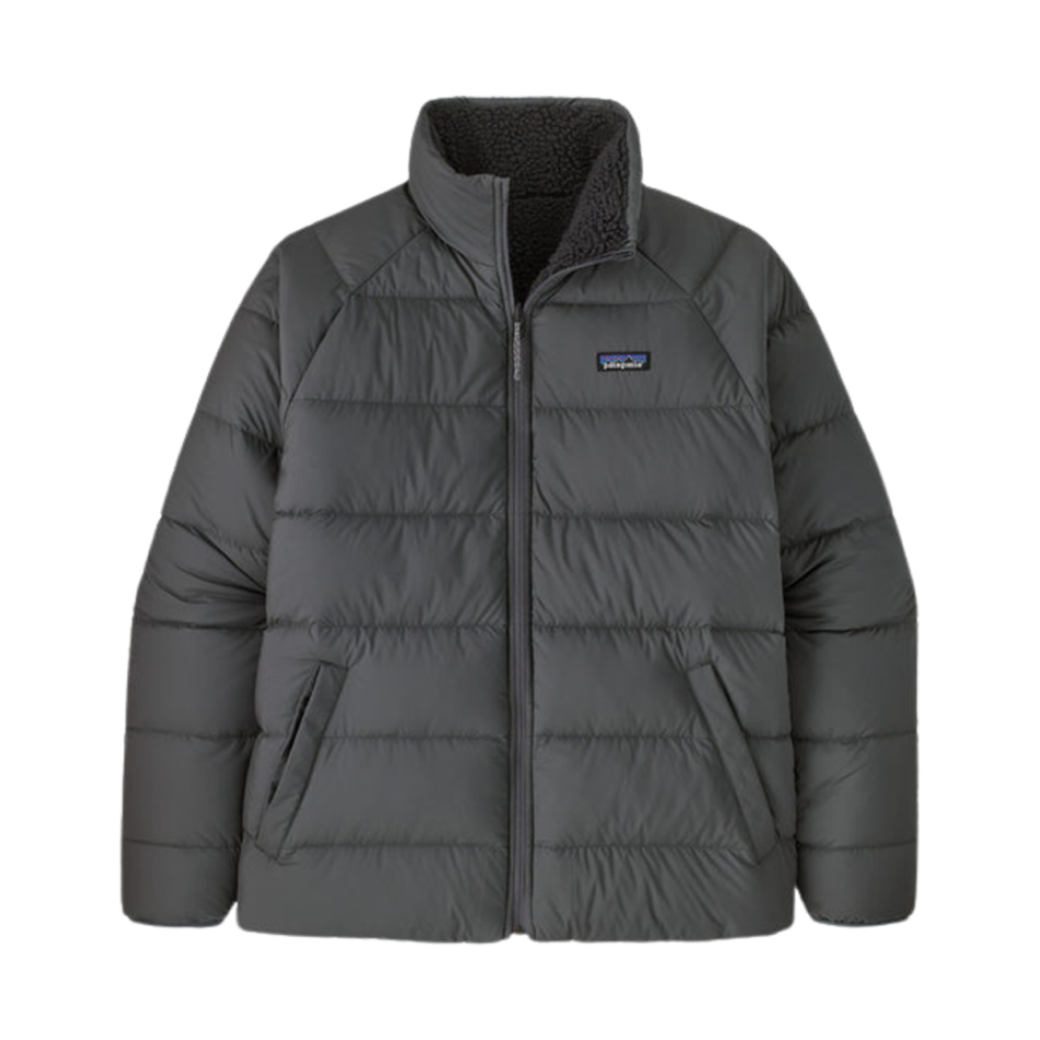 파타고니아 리버시블 사일런트 다운 자켓 포지 그레이(Patagonia Reversible Silent Down Jacket Forge Grey)