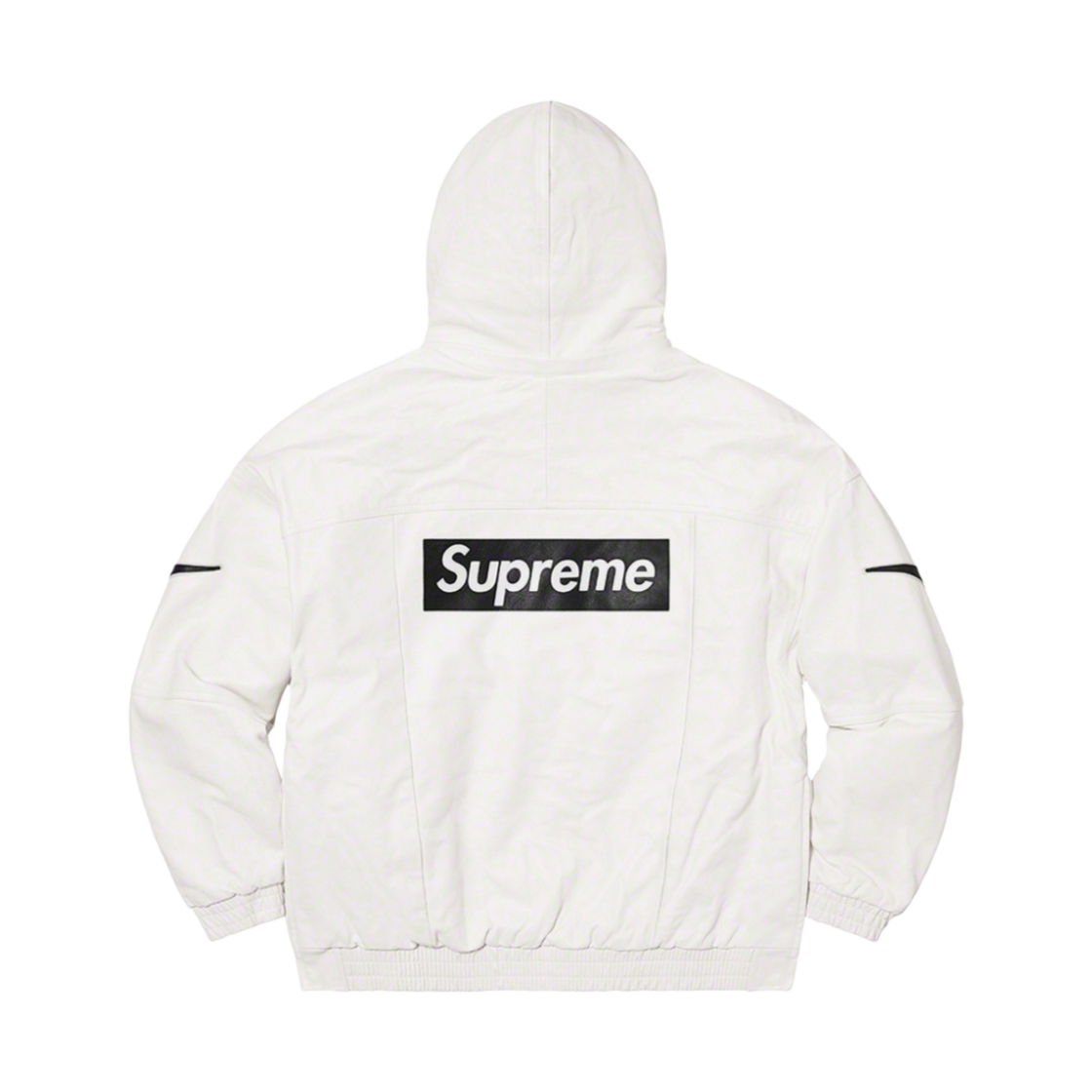 슈프림 x 나이키 레더 아노락 화이트 - 19FW(Supreme x Nike Leather Anorak White - 19FW) - 3
