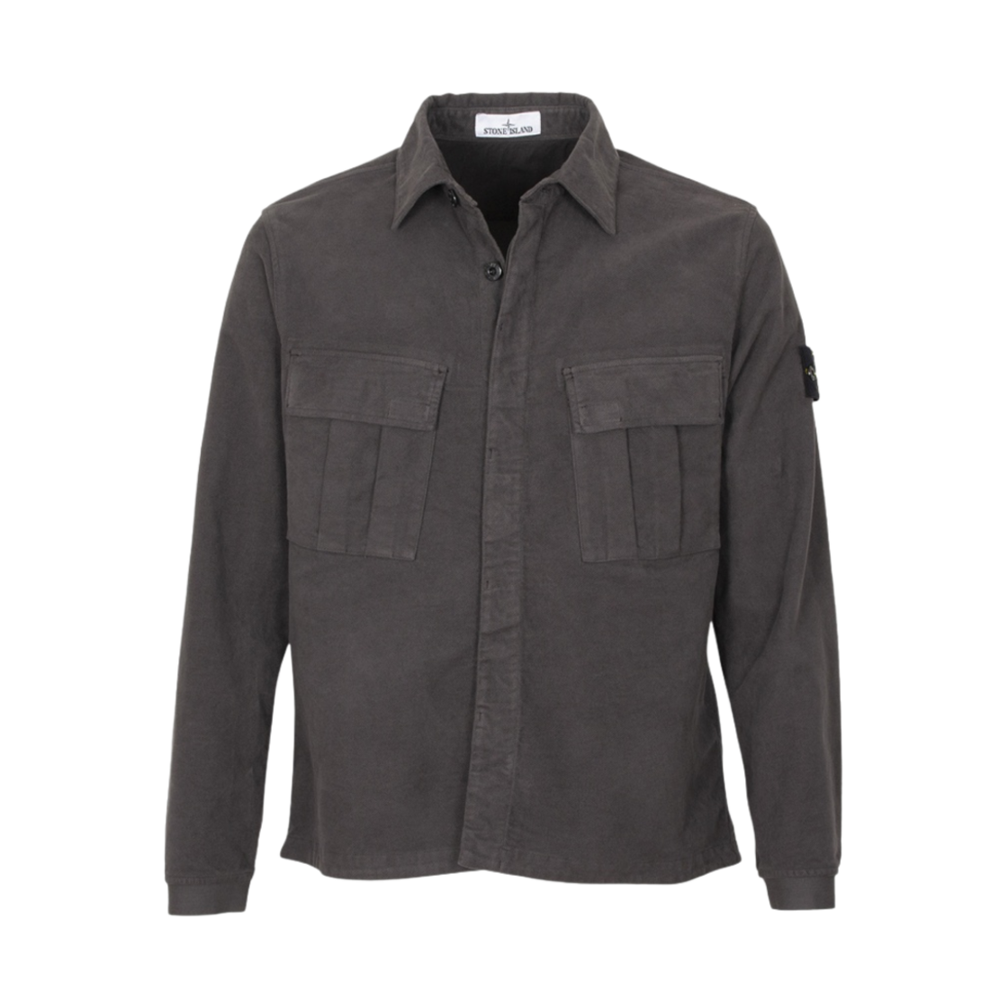 스톤 아일랜드 11305 오버셔츠 다크 그레이 - 22FW