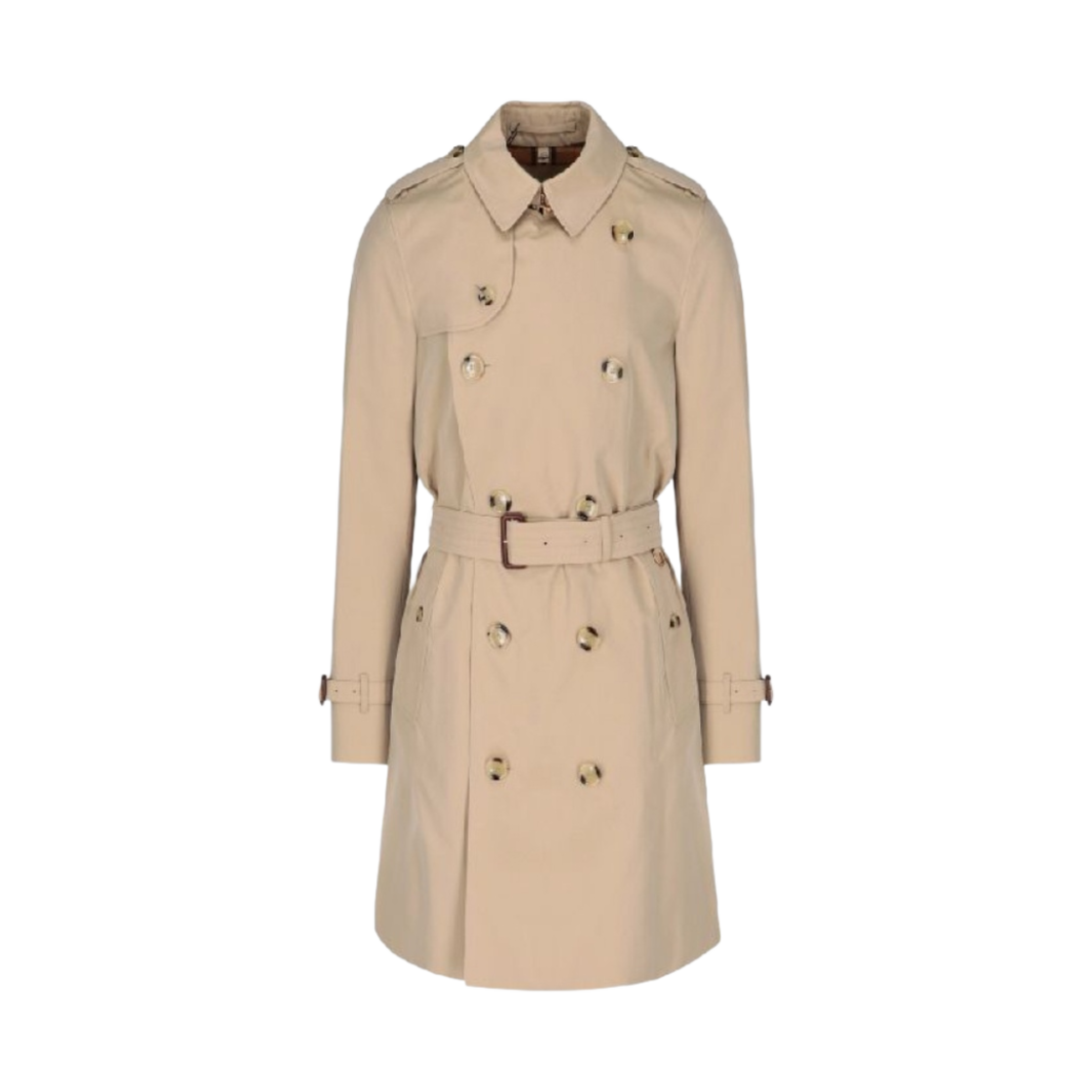 버버리 미드 렝스 첼시 헤리티지 트렌치 코트 허니
