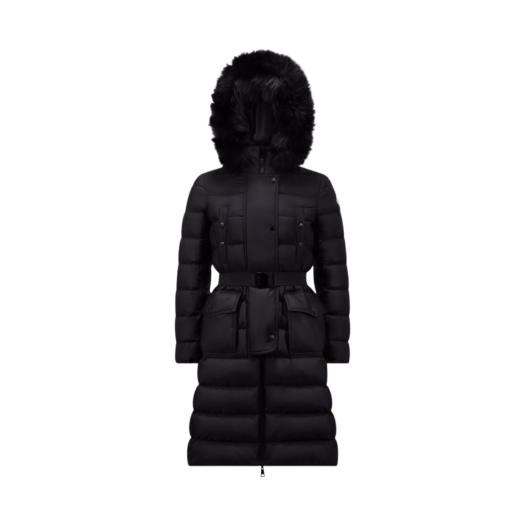 J2-093-1C00023-5968E-999 (W) Moncler Khloe Long Down Jacket Black - 24FW