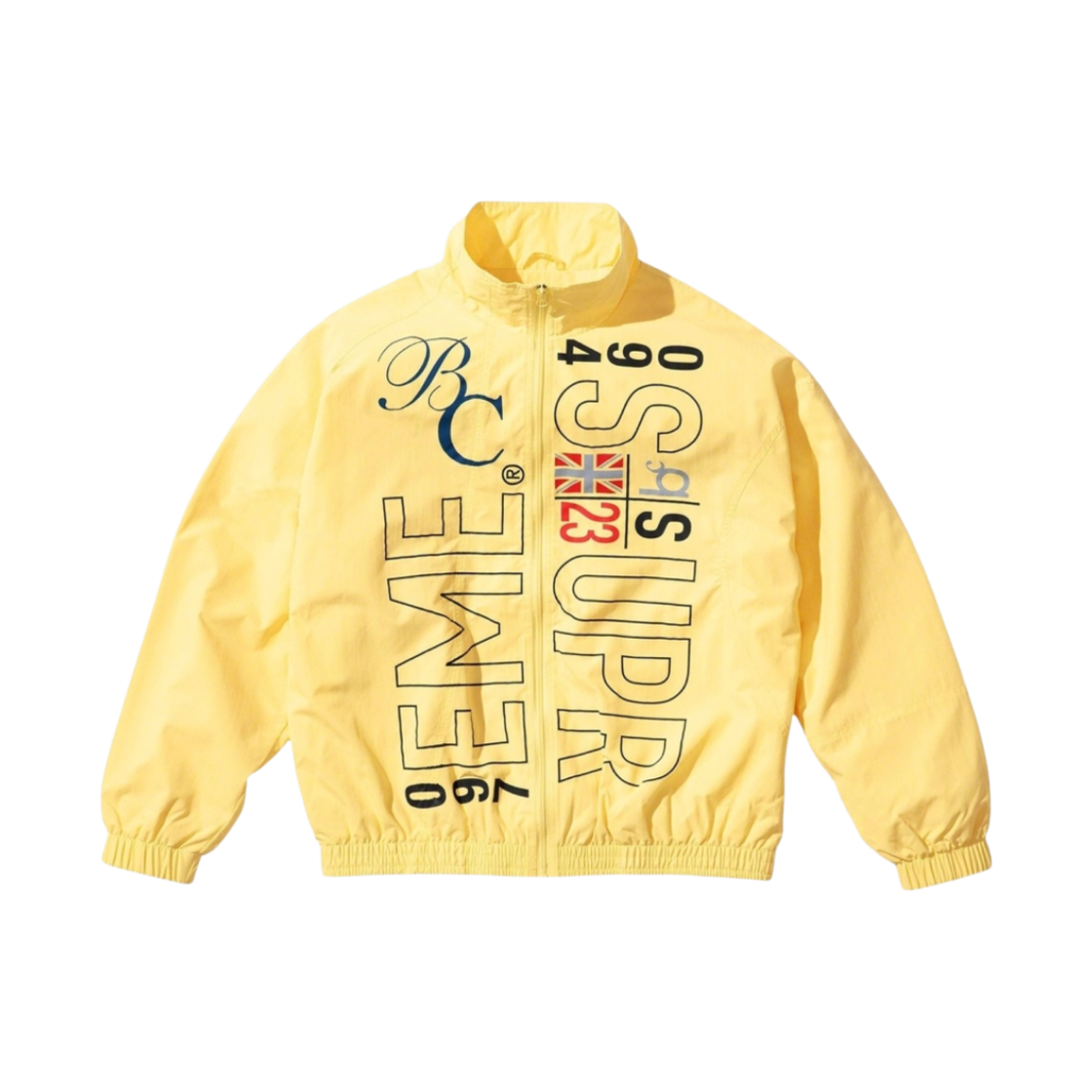 슈프림 x 베르나데트 코퍼레이션 트랙 자켓 페일 옐로우 - 23SS(Supreme x Bernadette Corporation Track Jacket Pale Yellow - 23SS) - 1