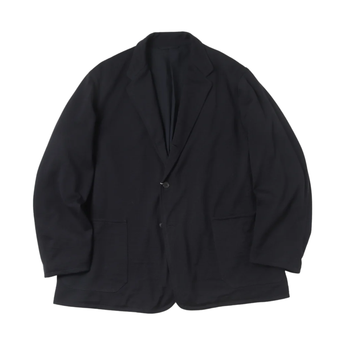 코모리 울 니트 자켓 네이비 - 24AW(Comoli Wool Knit Jacket Navy - 24AW)