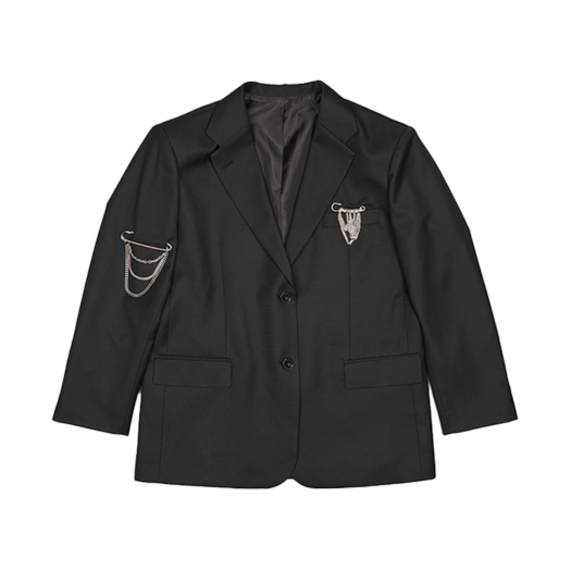 P0000DKO Dared Uncle Jacket In Black