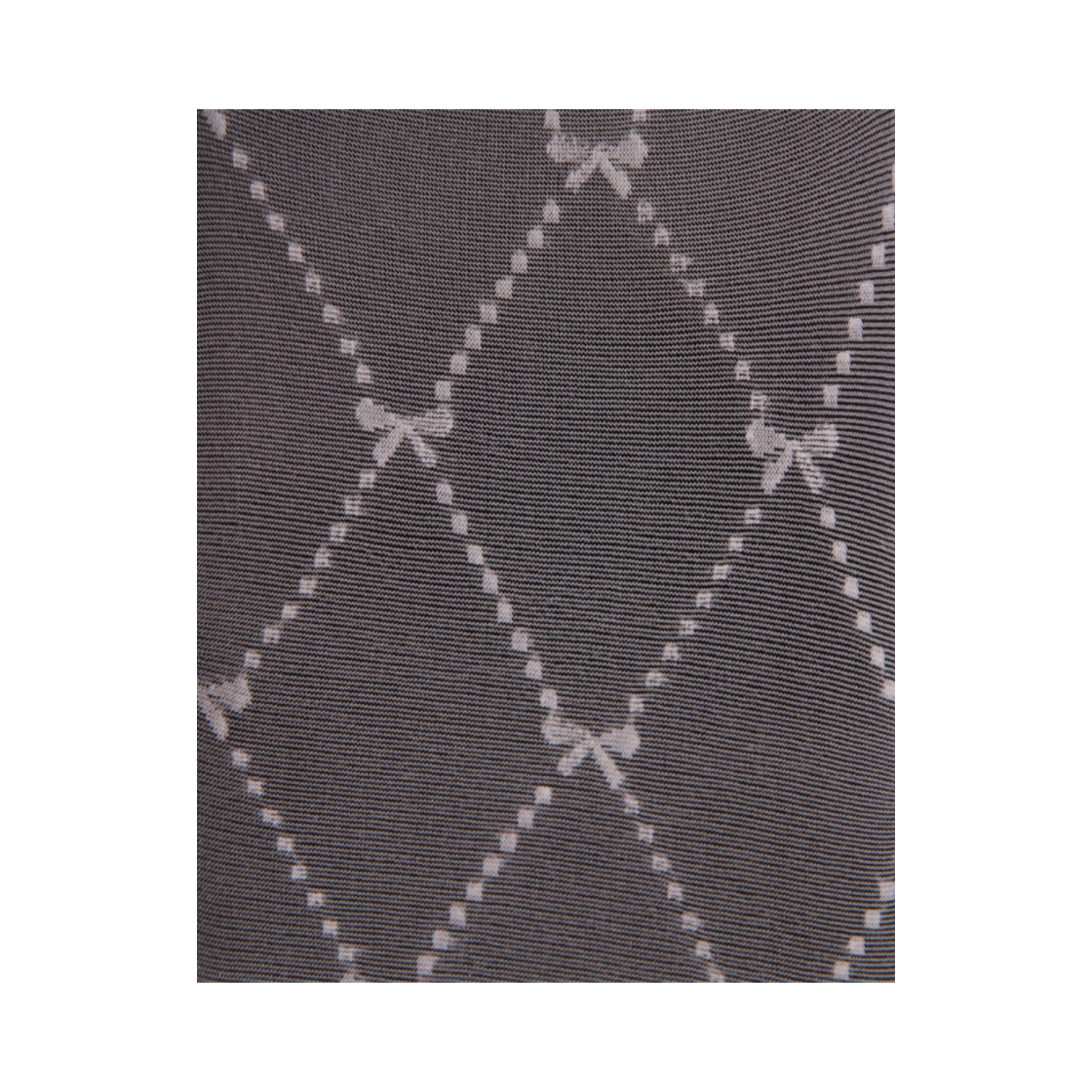 L0000088 Onnitella Ribbon Dia Dot Pattern Tights Ivory