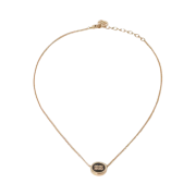 (W) Miu Miu Metal Necklace Black