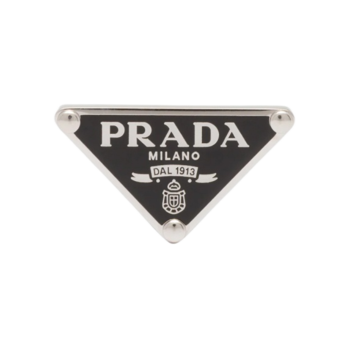 (W) 프라다 스말토 쥬얼 싱글 라이트 이어링 블랙((W) Prada Smalto Jewels Single Right Earring Black) - 1