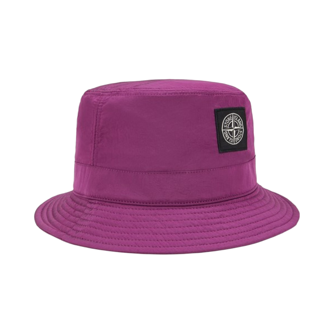 스톤 아일랜드 99376 나일론 메탈 에코닐 재생 나일론 버킷햇 바이올렛 - 23SS(Stone Island 99376 Nylon Metal in Econyl Regenerated Nylon Bucket Hat Violet - 23SS) - 1