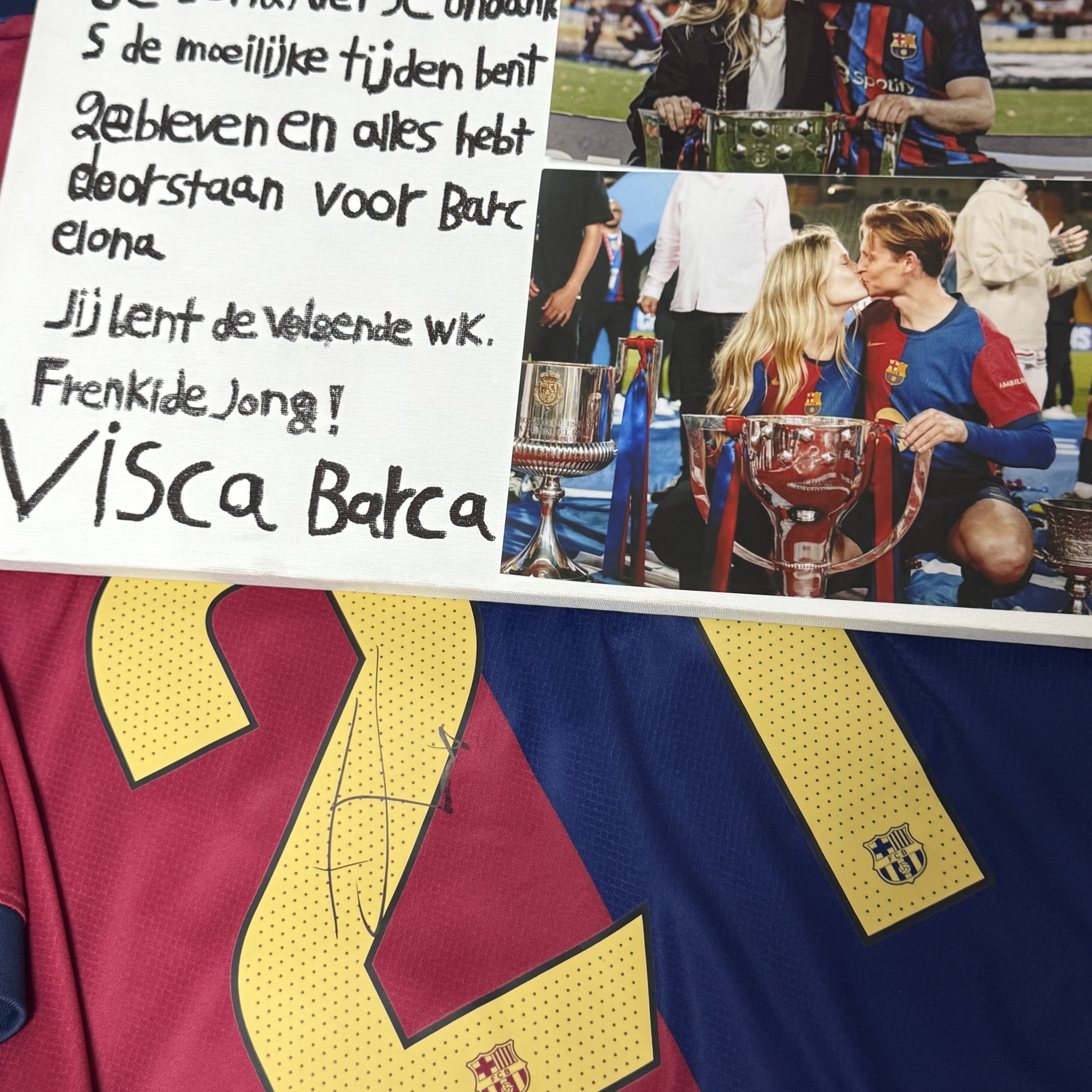 Nike FC Barcelona 2024/25 Dri-Fit Stadium Home Jersey Deep Royal Blue Noble Red (Non Marking Ver.), Nike FC Barcelona 2025/26 Stadium Home Dri-Fit Football Replica Jersey Deep Royal Blue Noble Red (Non Marking Ver.) 착용 스타일 - 4