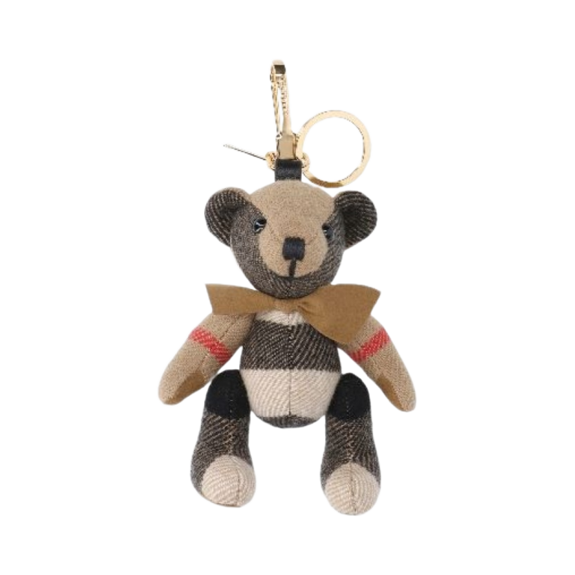버버리 토마스 베어 체크 키 참 베이지(Burberry Thomas Bear Check Key Charm Beige)