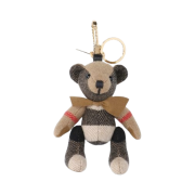 Burberry Thomas Bear Check Key Charm Beige
