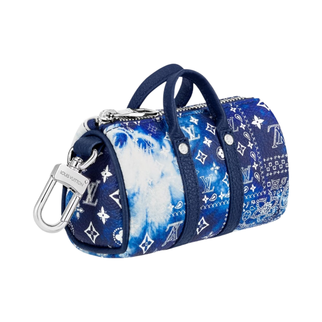 루이비통 모노그램 반다나 미니 키폴 파우치 블루(Louis Vuitton Monogram Bandana Mini Keepall Pouch Blue) - 2