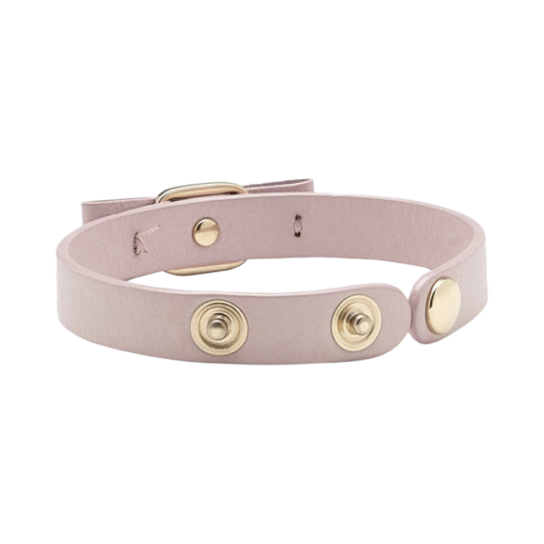 (W) 페라가모 바라 레더 브레이슬릿 버블검((W) Ferragamo Barra Leather Bracelet Bubblegum) - 2