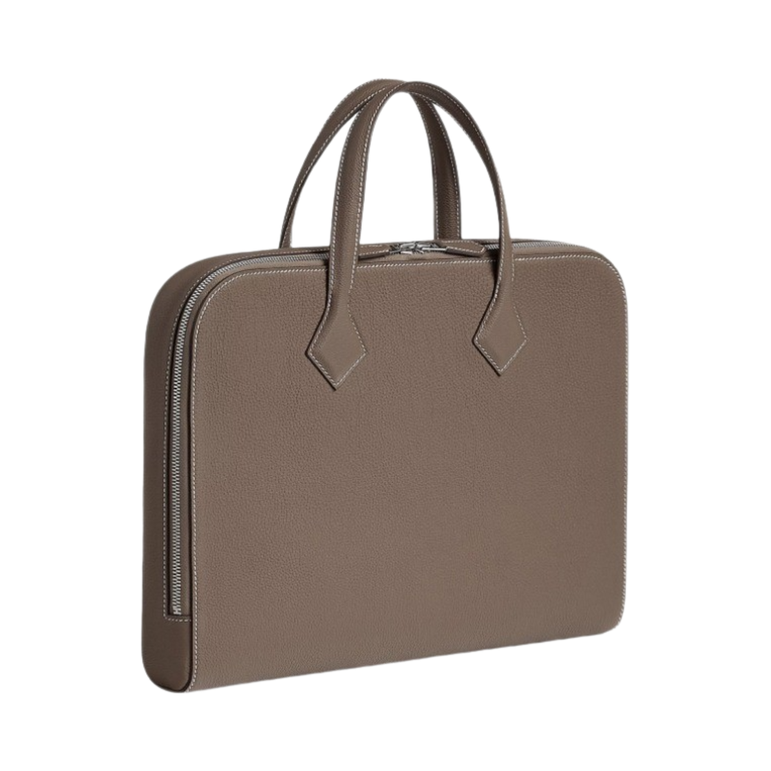 에르메스 빅토리아 라이트 브리프케이스 토고 & 팔라듐 하드웨어 에뚜쁘(Hermes Victoria Light Briefcase Togo & Palladium Etoupe) - 2