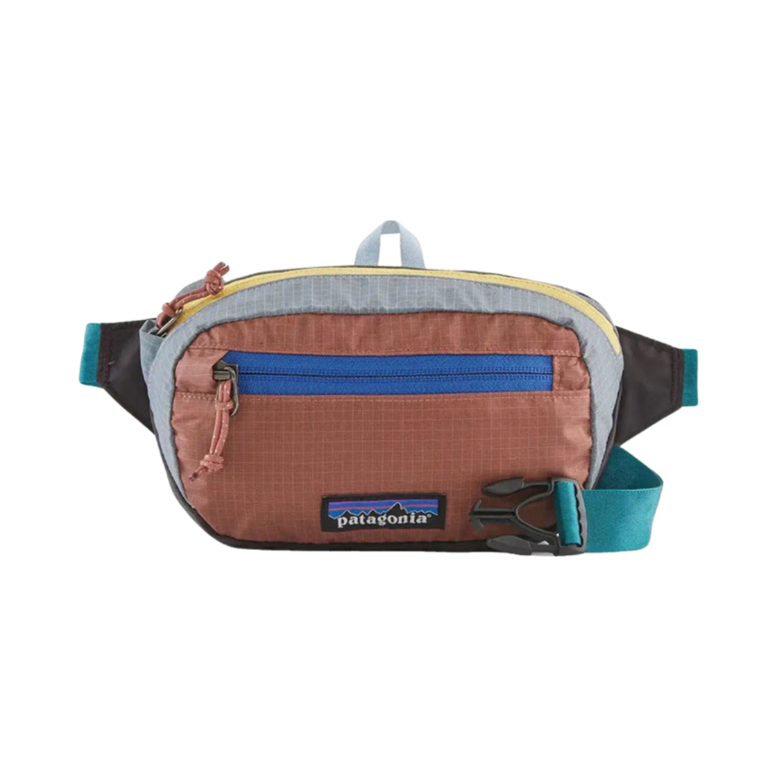 49447 Patagonia Ultralight Black Hole Mini Hip Pack Patchwork Obsidian Plum