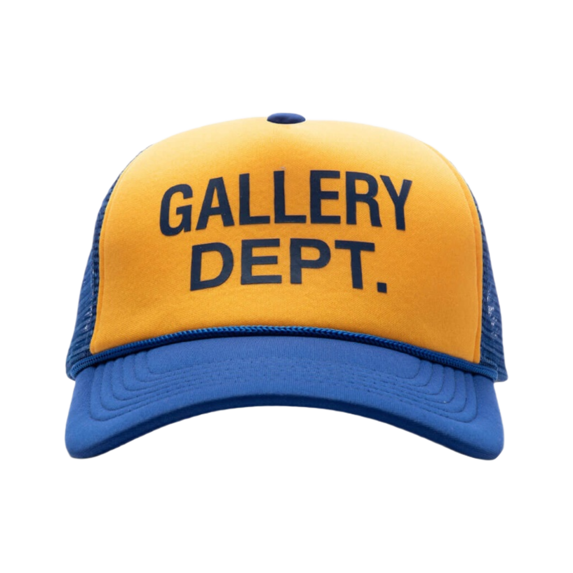 갤러리 디파트먼트 GD 트러커 캡 옐로우 네이비(Gallery Dept. GD Trucker Cap Yellow Navy)