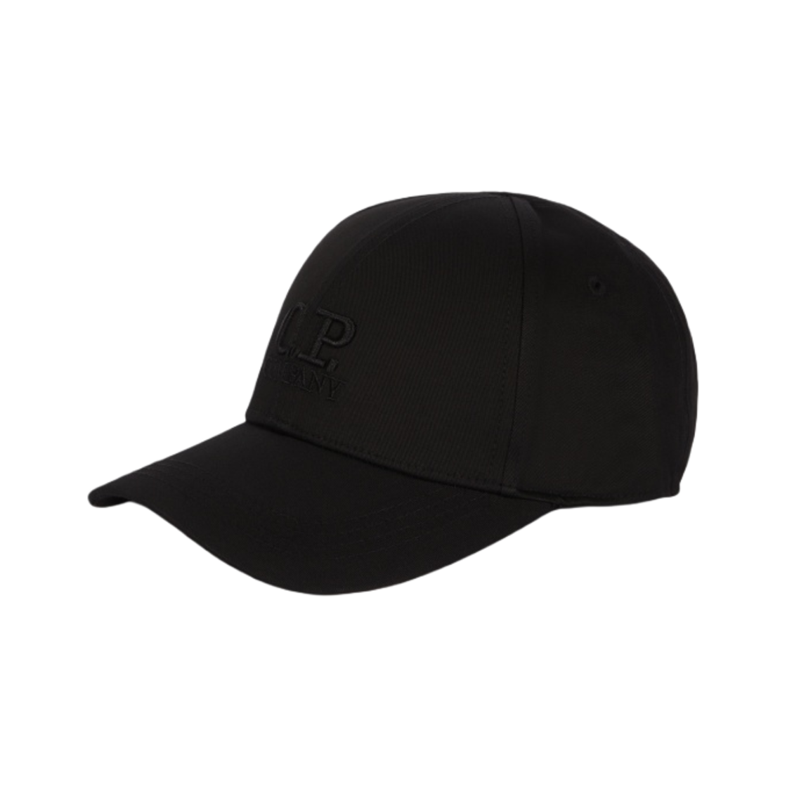 (키즈) C.P. 컴퍼니 개버딘 로고 캡 블랙 - 23SS((Kids) C.P. Company Gabardine Logo Cap Black - 23SS) - 2