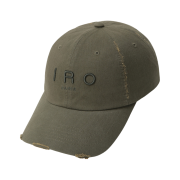 Iro Basic Logo Cotton Ball Cap Ivory