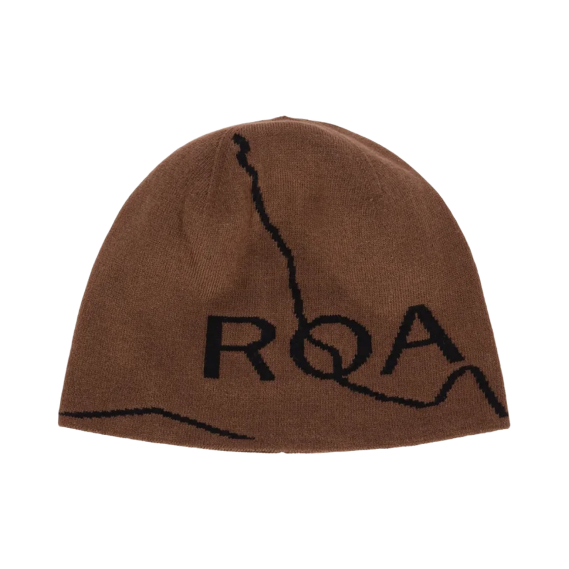 로아 하이킹 로고 비니 브라운(Roa Hiking Logo Beanie Brown)