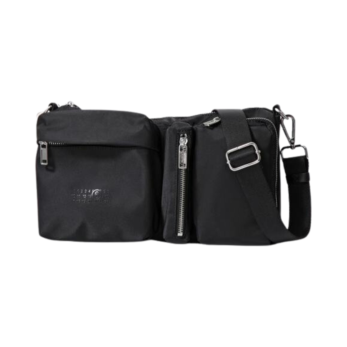 MM6 메종 마르지엘라 3 포켓 크로스바디백 블랙(MM6 Maison Margiela 3 Pocket Crossbody Bag Black)