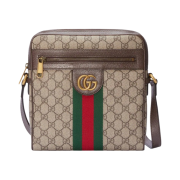 Gucci Ophidia GG Small Messenger Bag Beige Ebony