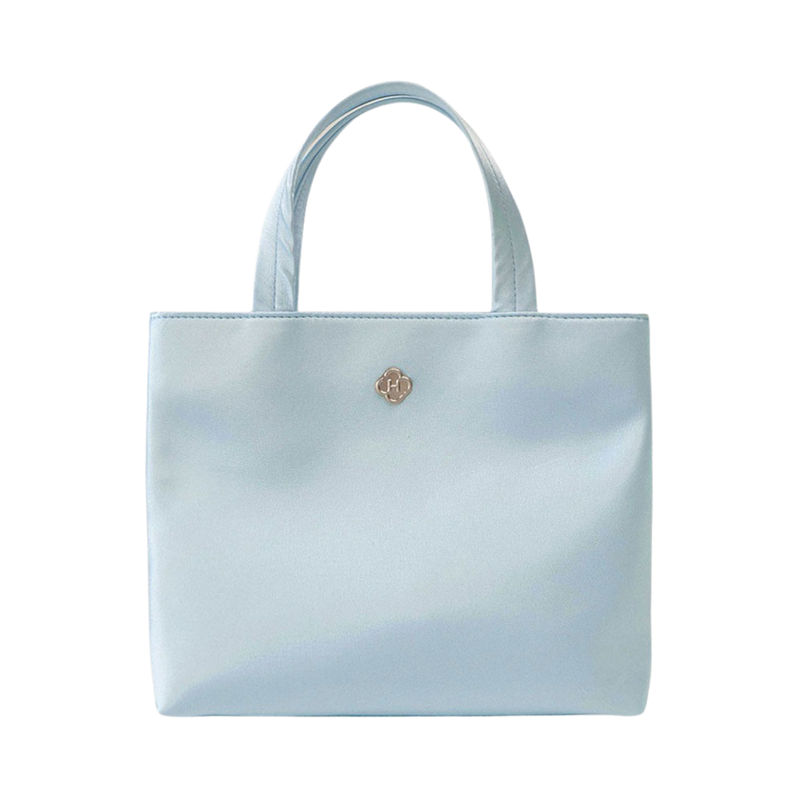 히어리 우먼 마리 실크 토트 백 블루(Heeari Women Mari Silk Tote Bag Blue)