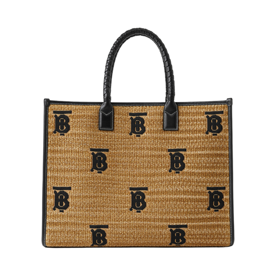 버버리 미디움 프레야 토트 내츄럴 블랙(Burberry Medium Freya Tote Natural Black) - 2