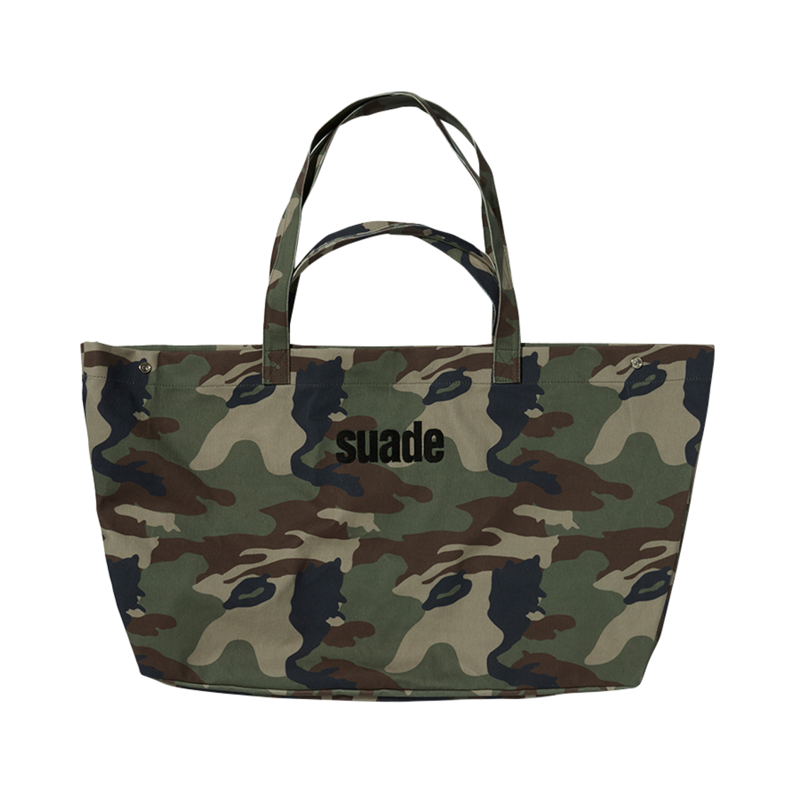 SDESBA200 Suade Washed Big Tote Bag Camo - 대표 이미지 #1