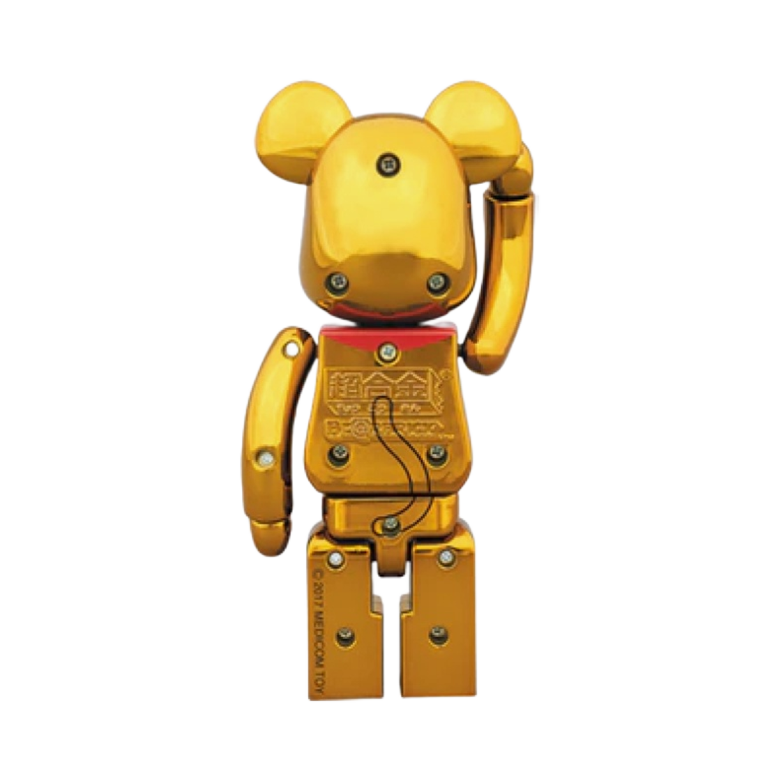 베어브릭 마네키 네코 초합금 골드 도금 2 200%(Bearbrick Maneki Neko Superalloy Gold Plated 2 200%) - 2