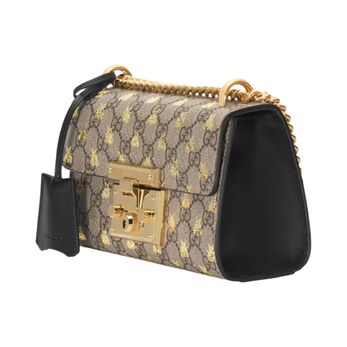 구찌 패들락 스몰 GG 비 숄더백 베이지 에보니(Gucci Padlock Small GG Bees Shoulder Bag Beige Ebony) - 2