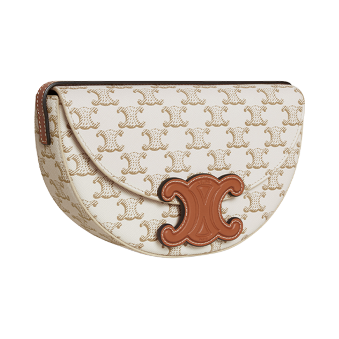 셀린느 베사체 퀴르 트리옹프 트리옹프 캔버스 카프스킨 화이트(Celine Besace Cuir Triomphe in Triomphe Canvas Calfskin White) - 2