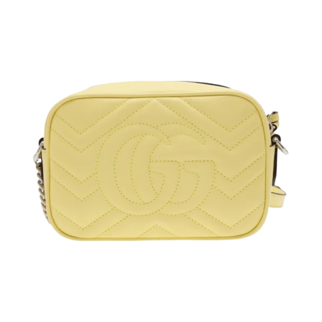 구찌 GG 마몽 퀼티드 숄더백 옐로우(Gucci GG Marmont Quilted Shoulder Bag Yellow) - 2