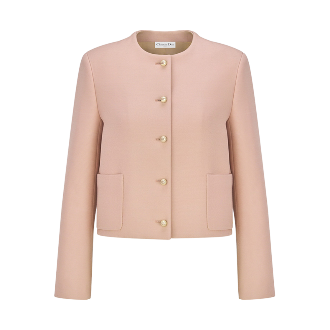 W) 디올 핏티드 자켓 패션 핑크 울 실크 | Dior | KREAM